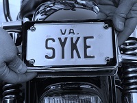 Syke Va license plate